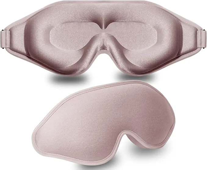 Detailed Sleep Mask 3D Deep Contoured Eye Covers Durable