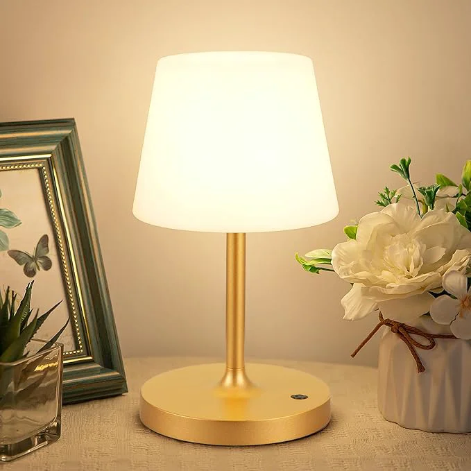 Traditional Kakanuo Gold Cordless Shower Lamp Waterproof Rechargeable Cordless Lamp Exceptional