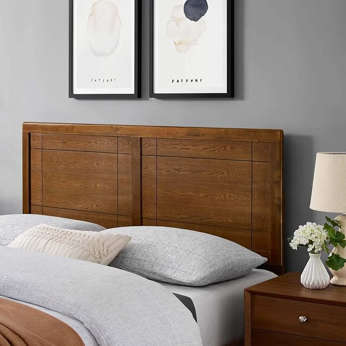 Proven Modway MOD-6220-WAL Archie Twin Wood Headboard Walnut Efficient