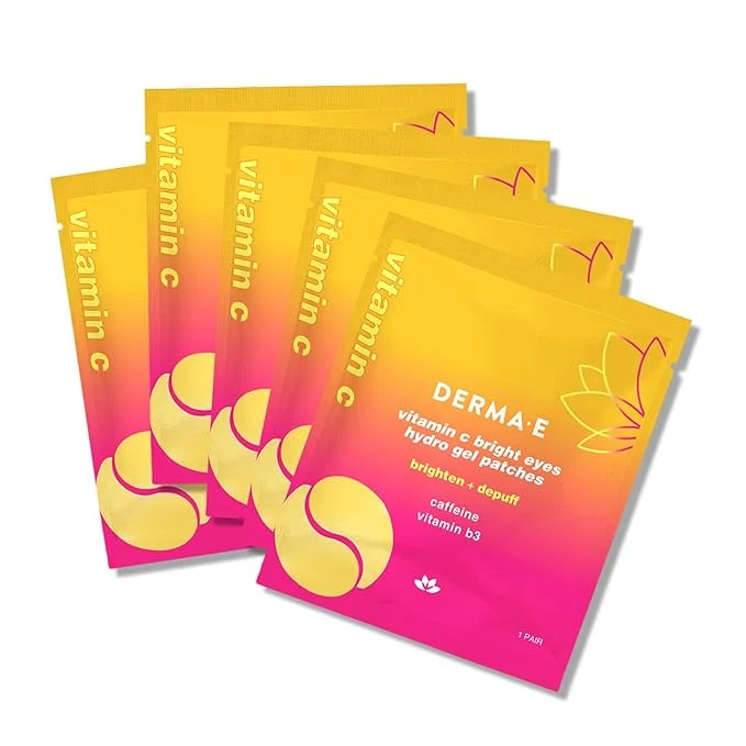 Green Derma E Vitamin C Bright Eyes Hydro Gel Under Eye Patches Traditional