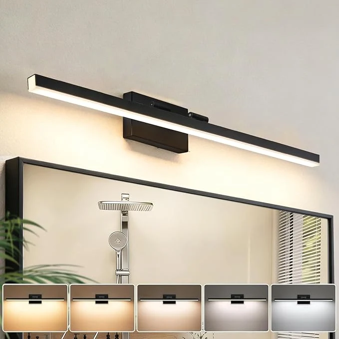 Detailed IZORRO Modern Bathroom Vanity Light 40 inch 32W Dimmable Led Bathroom Light Premium Material