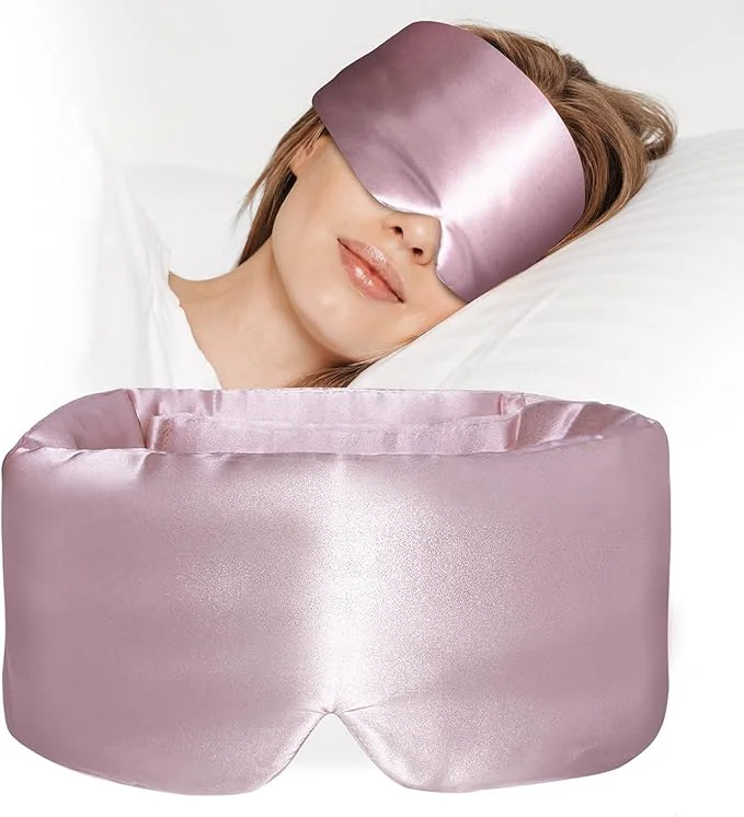 Soft Mulberry Silk Sleep Mask Large Eye Cover Pure