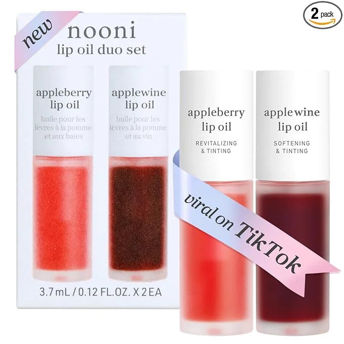Dependable NOONI Korean Lip Oil Set Sophisticated
