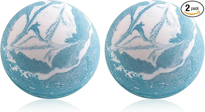 Green Blue Bath Bombs for Women Spa Gift Set Verified