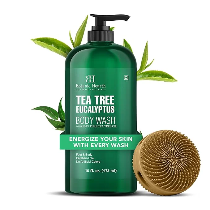 Contemporary Botanic Hearth Tea Tree Eucalyptus Body Wash First-Class