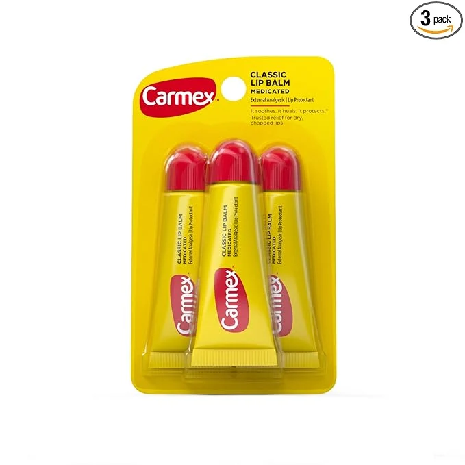 Responsible Carmex Flavor Moisturizing Lip Balm Tube Value Pack 0.35 Ounce Enhanced
