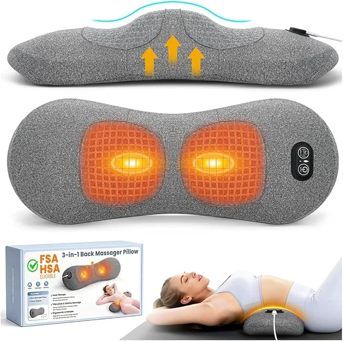 Trendy 3-in-1 Electric Lumbar Support Pillow Elite