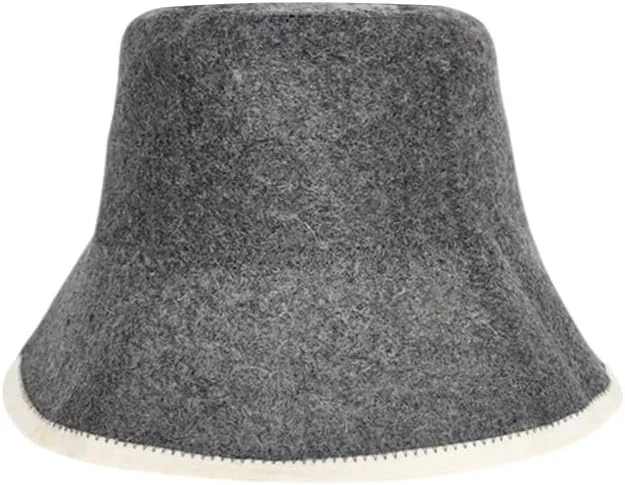 Carefully Designed Wool Sauna Hat Comfortable Soft Felt Wool Cap Breathable Russian Banya Cap Reusable