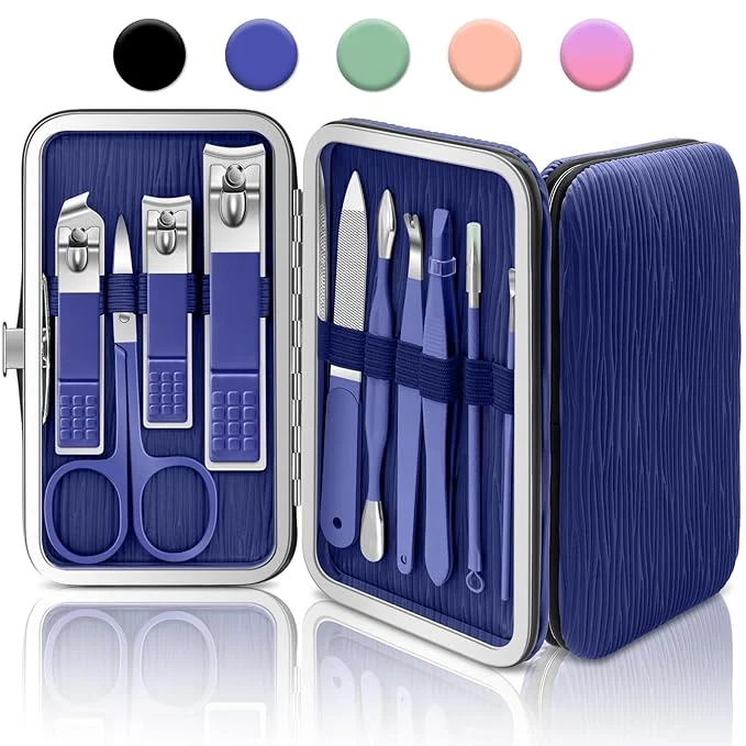 Powerful BLESWIN Manicure Set 10 in 1 Professional Manicure and Pedicure Kit Nail Care Consistent