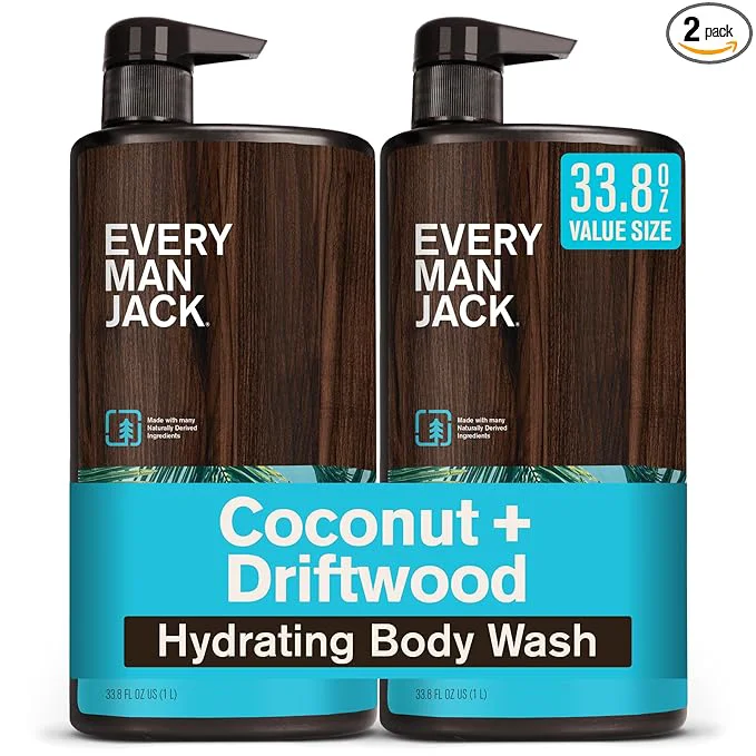 Professional Every Man Jack Coconut Driftwood Mens Body Wash Authentic