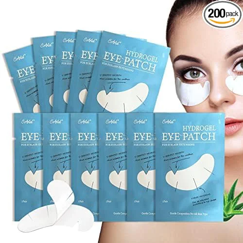 Fashionable C. ARTIST 100 Pairs V-Shaped Natural Eyelash Extension Under Eye Gel Pads Elite