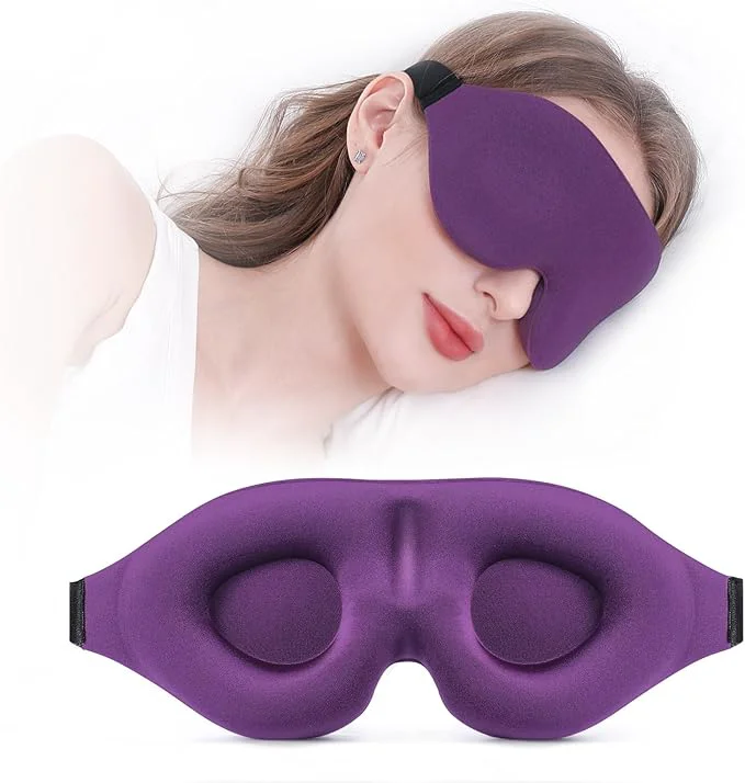 Responsible YIVIEW Sleep Mask for Side Sleeper Complete Light Blocking 3D Sleeping Eye Mask Prestigious