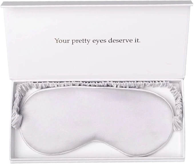 High-Grade Silk Sleep Mask Light Blocking Luxury Mulberry 19mm Silk Eye Mask Eye Original Design
