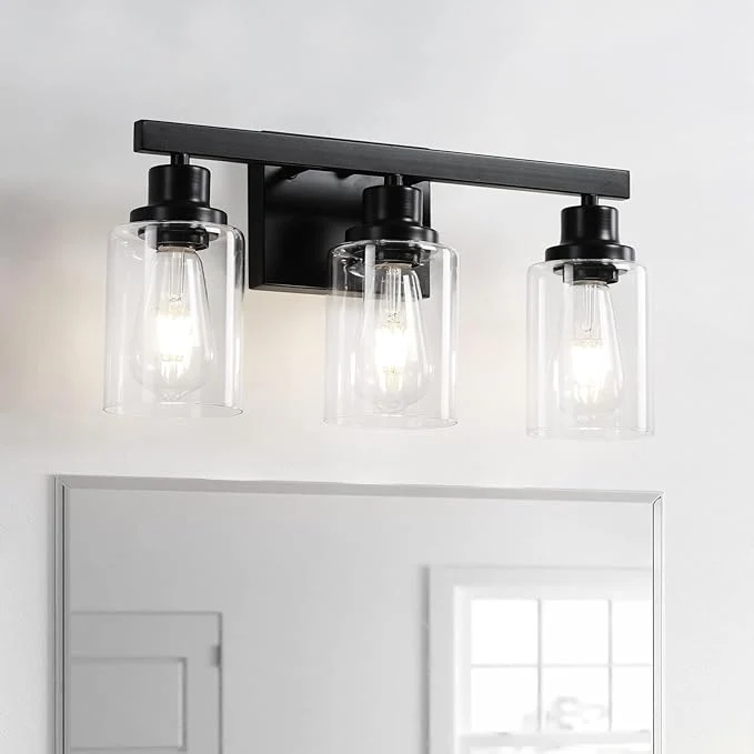 Professional 3-Light Bathroom Light Fixtures Modern Bathroom Wall Lights Over Mirror Breathable