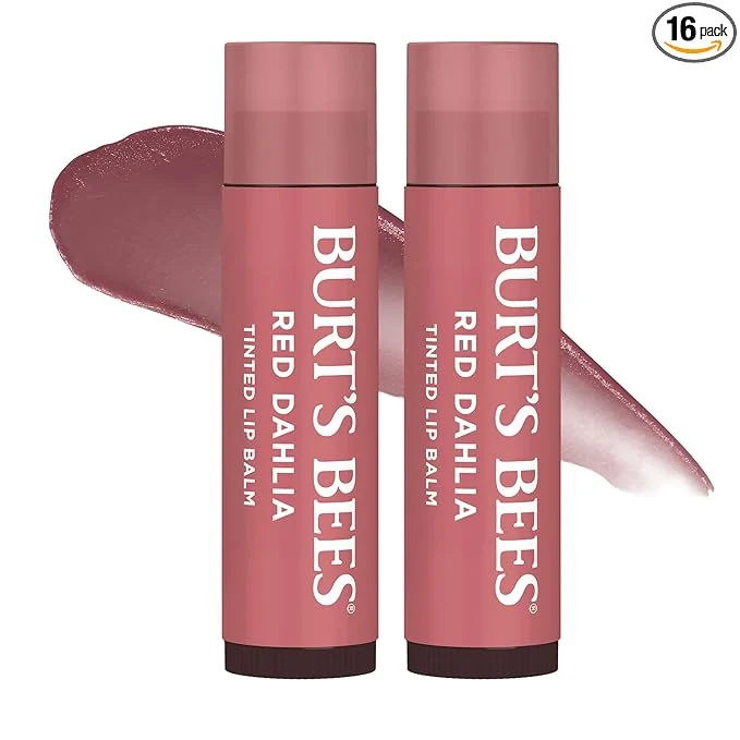Refined Burt’s Bees Lip Tint Balm with Long Lasting 2 in 1 Duo Tinted Balm Formula Genuine