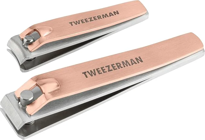 Sustainable Tweezerman Rose Gold Combo Clipper Set Contemporary