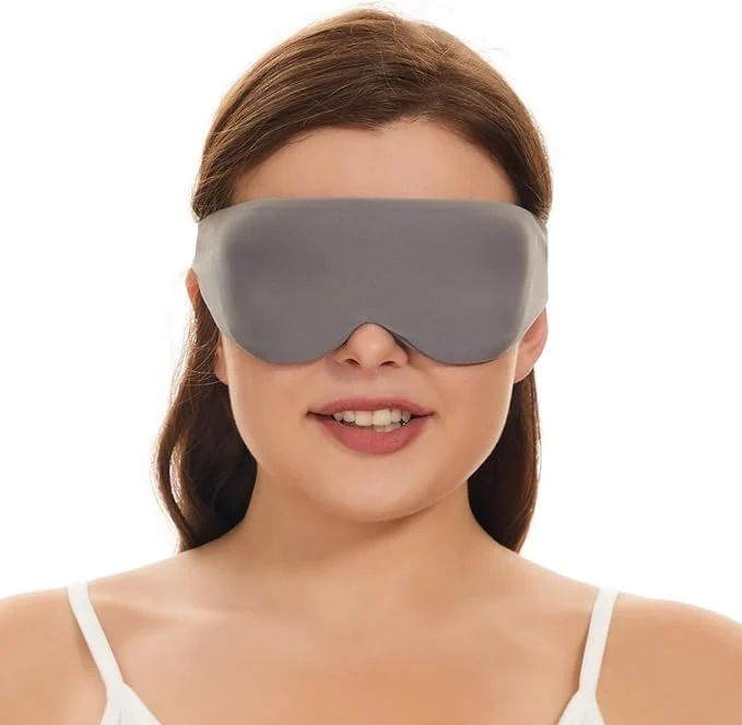 Original ALASKA BEAR Sleep Mask for Side Sleepers Patented Design Cup-Shaped and Sustainable