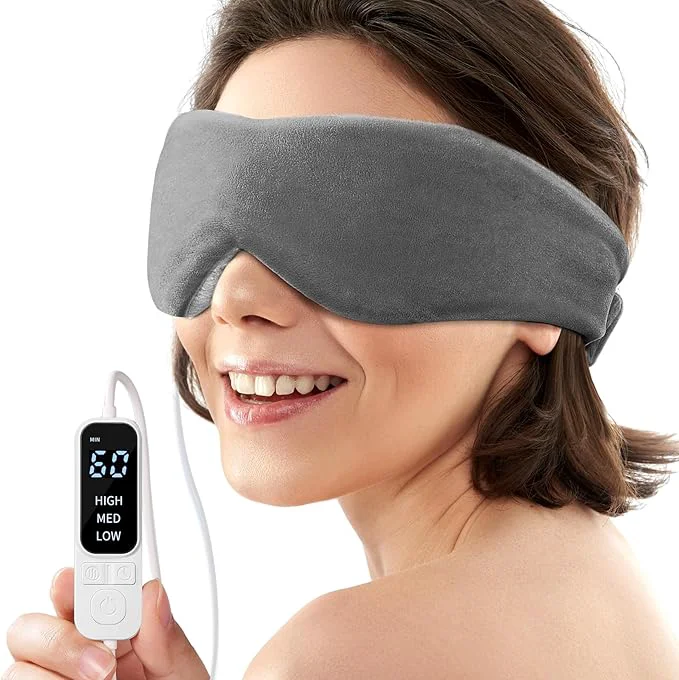 Pure YFONG Heated Eye Mask Warm Eye Compress Mask Fast