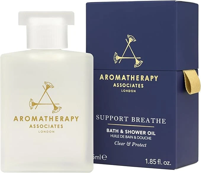 Next-Generation Aromatherapy Associates Support Breathe Bath and Shower Oil Natural Body Oil Original