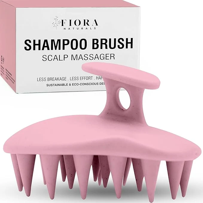 Refined Fiora Naturals Scalp Massager Shampoo Brush Environmentally Friendly