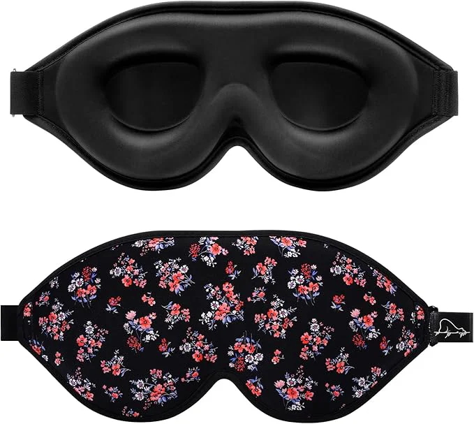 Versatile ALASKA BEAR Sleep Mask Memory Foam Contoured Eye Cups Convenient
