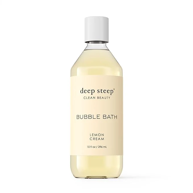 Versatile Deep Steep Bubble Bath Lemon Cream 10 oz – Soothing Soak High-Grade