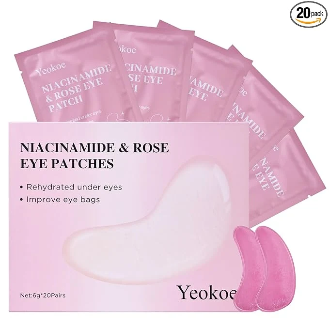Sustainable Yeokoe Under Eye Patches for Dark Circles Puffy Eyes 20 Pairs Face Masks Dependable