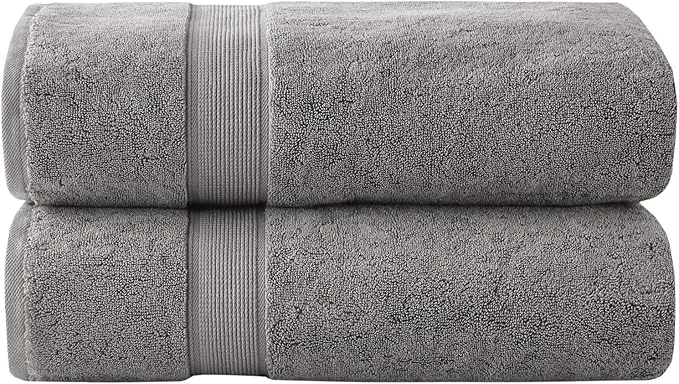 Refined Madison Park 800GSM Bath Sheet Towel Oversized 34 x 68 2 Pack Cotton Environmentally Friendly