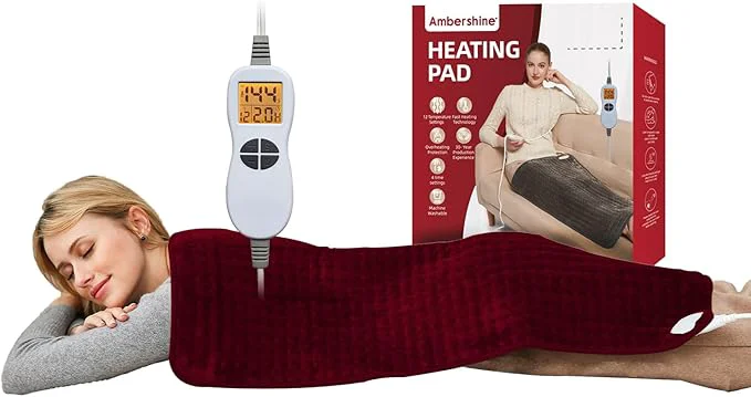Clean Ambershine 17”x33” XXXL King Size Heating Pad Prestigious