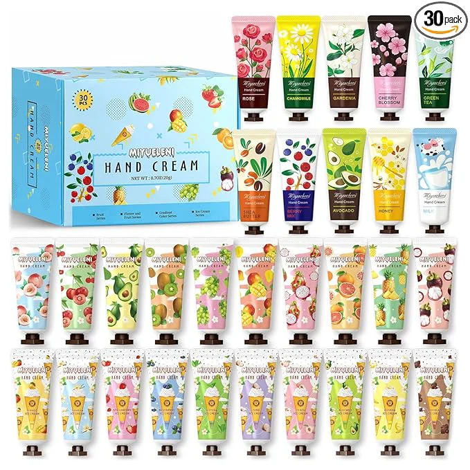 Healthy 30 Pack Hand Cream Gift Set Easter Basket Stuffers Mothers Day Gifts High-Quality