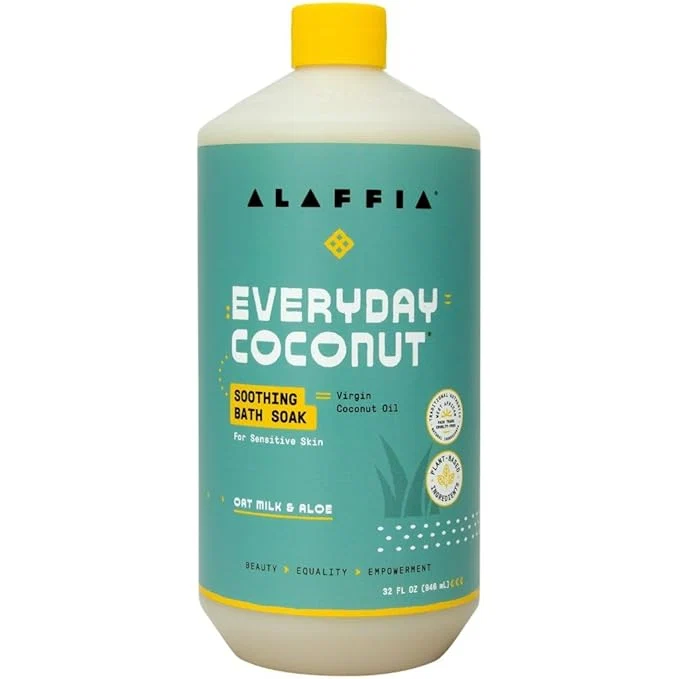 Efficient Alaffia Everyday Coconut Soothing Bath Soak Oat Milk Aloe Fragrance- Organic