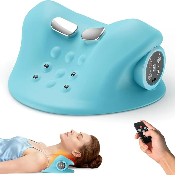 Recyclable Ringco Neck Massager with Heat Vibration 3 Level Adjustable Heated Neck Next-Generation
