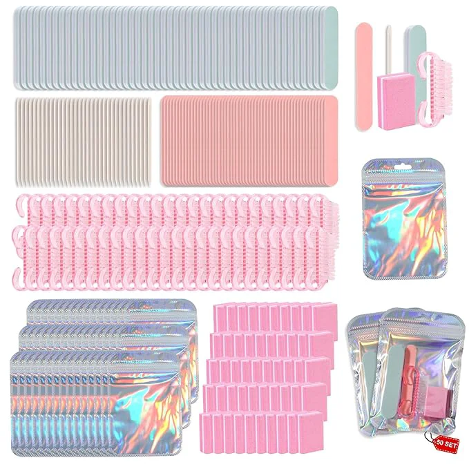 Artisan Disposable Manicure Kit Professional 50 Set Press On Nail Tool Kit Functional