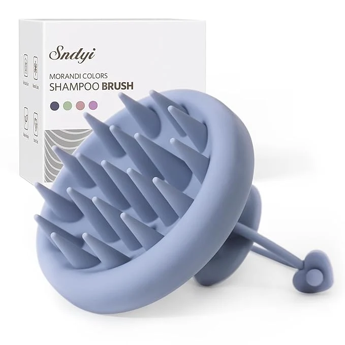 Carefully Designed Sndyi Silicone Scalp Massager Shampoo Brush Hair Scrubber Reliable
