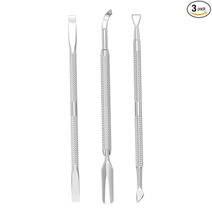 Trendy Cuticle Pusher Acetone Gel Nail Polish Remover Stainless Steel Professional Expertly Made