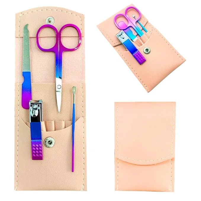 Responsible Manicure Set Professional Women Nail Clippers Kit 4PCS， Stainless Steel Nail Specialty