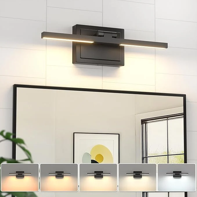 Eco-Friendly VOLISUN Bathroom Vanity Light 15.7 inch 5CCT Dimmable 20W LED Bathroom Light Authentic