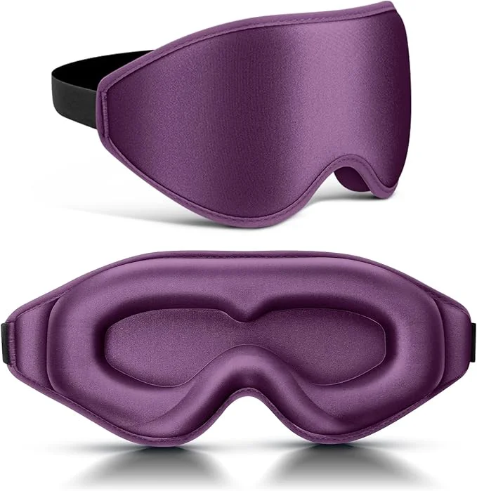 Minimalist FlyCoco 99 Fully Block Out Light Eye Sleep Mask 3D Deep Contoured Eyes Cover Green