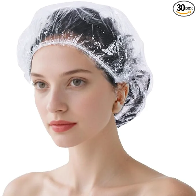 Convenient 30 Pcs Disposable Shower Caps Durable