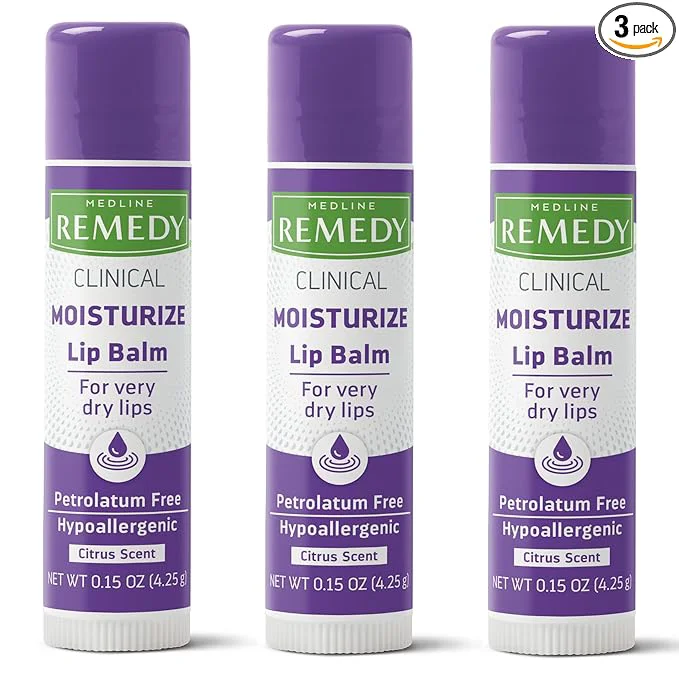 Fine Crafted Medline Remedy Clinical Lip Balm Citrus Scent Moisturizing Nutrient Rich Healthy