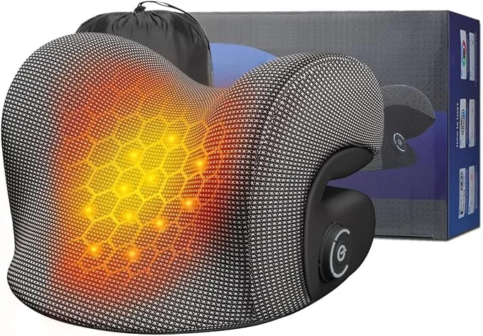 Unique Wireless Heated Neck Stretcher for Pain Relief Portable Cordless Neck Shoulder Versatile