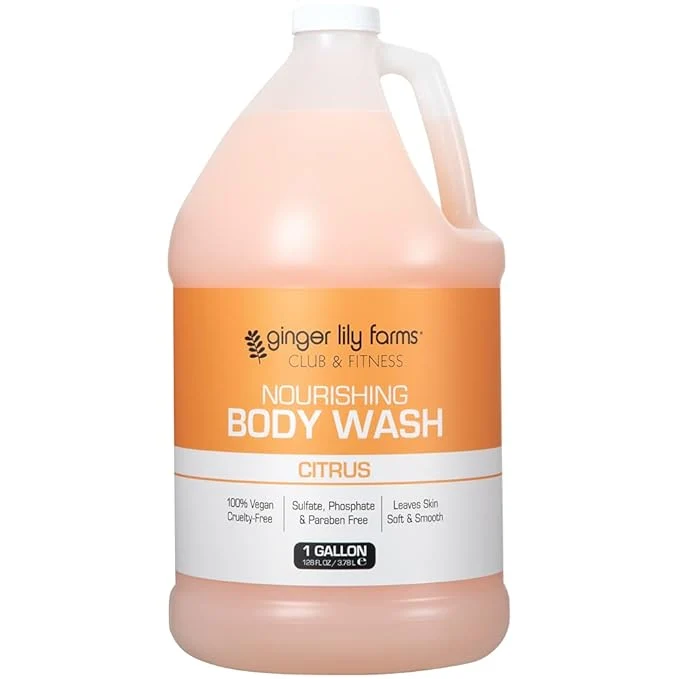 Trendy Ginger Lily Farms Club Fitness Nourishing Body Wash Vegan Cruelty- Fine