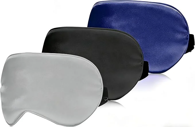 Proven Eye Mask for Sleeping 3 Pack Silk Sleep Masks for Women Men-Blindfold for Long-Lasting