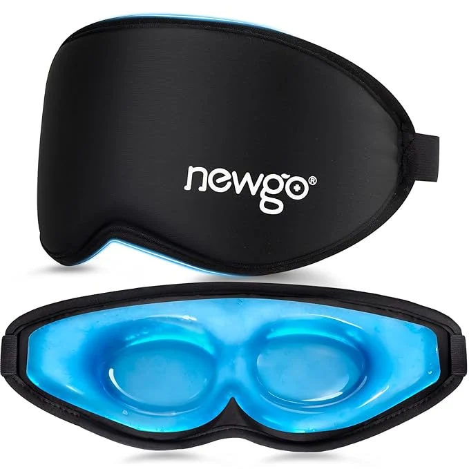 Natural NEWGO 3D Cooling Sleep Mask Weighted Cooling Gel Eye Mask Consistent