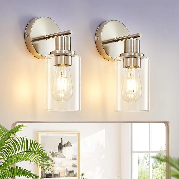 Top-Quality DLLT Wall Sconces Set of Two Modern Bathroom Vanity Light Fixtures Selected