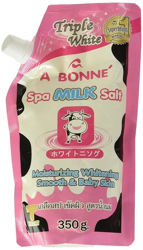 Comfortable A Bonne Spa Milk Salt Moisturizes Whitens and Softens Skin 350g Green