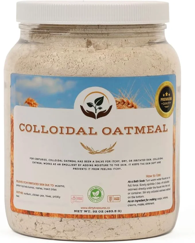 Comfortable Dirty Treasures Colloidal Oatmeal Bath Eczema Itchy Skin Relief Baby-Safe World-Class