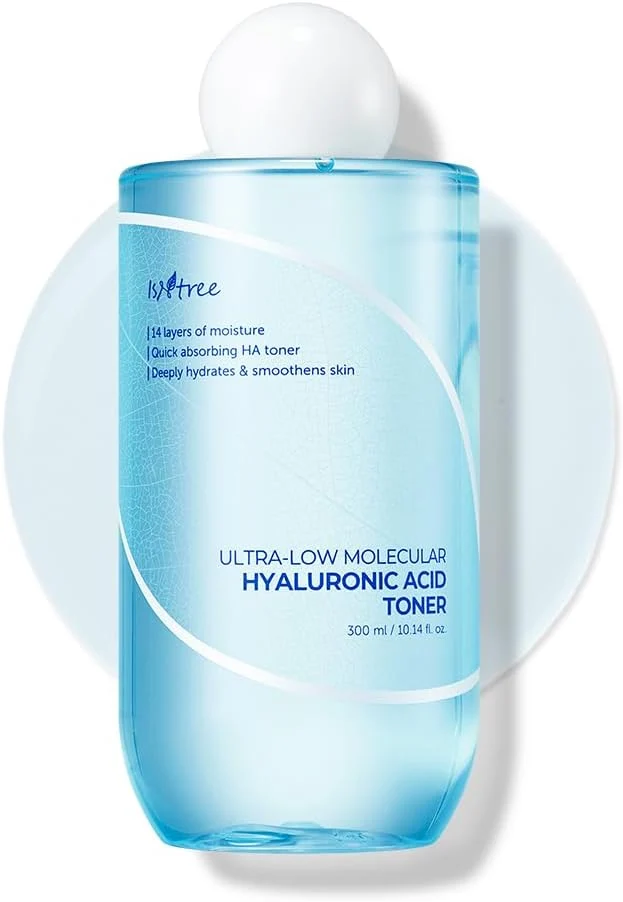 Exclusive ISNTREE Ultra-Low Molecular Hyaluronic Acid Toner 300ml 10.14 fl.oz Korean Verified
