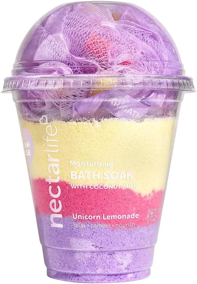Unique Coconut Milk Bath Soak Sea Salt Bath Bubble Bath Natural Detox Foaming Body Expertly Made