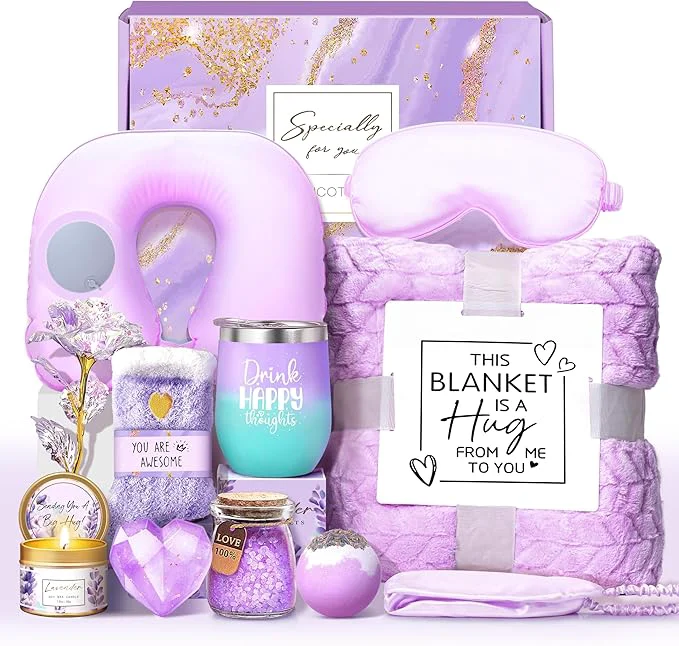 Green LUCOTIYA Gifts for Women Get Well Soon Birthday Gift Basket for Her Friends Lightweight
